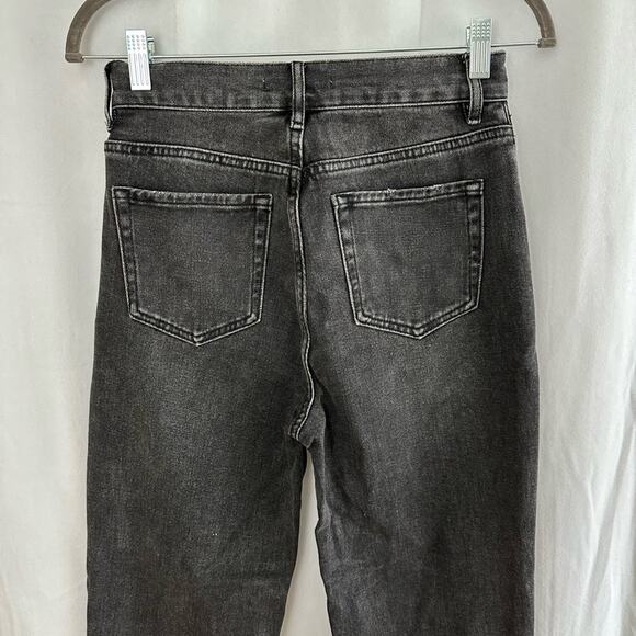 Pacsun Black Ultra High Rise Slim Button Fly Jeans Womens Size 26 - Picture 6 of 6